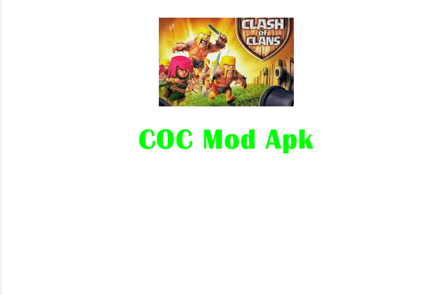 COC Mod Apk 2022 Unlimited All